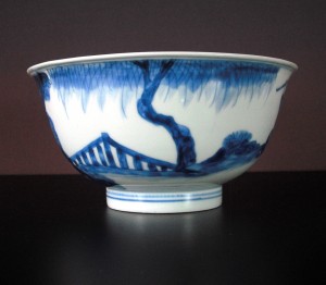 17th C. Shunzhi Bowl – People